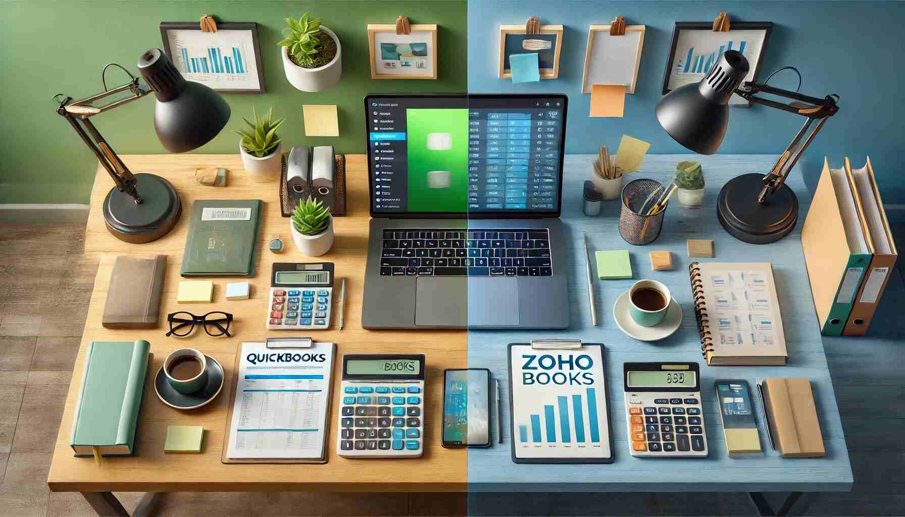 quickbooks vs zoho books