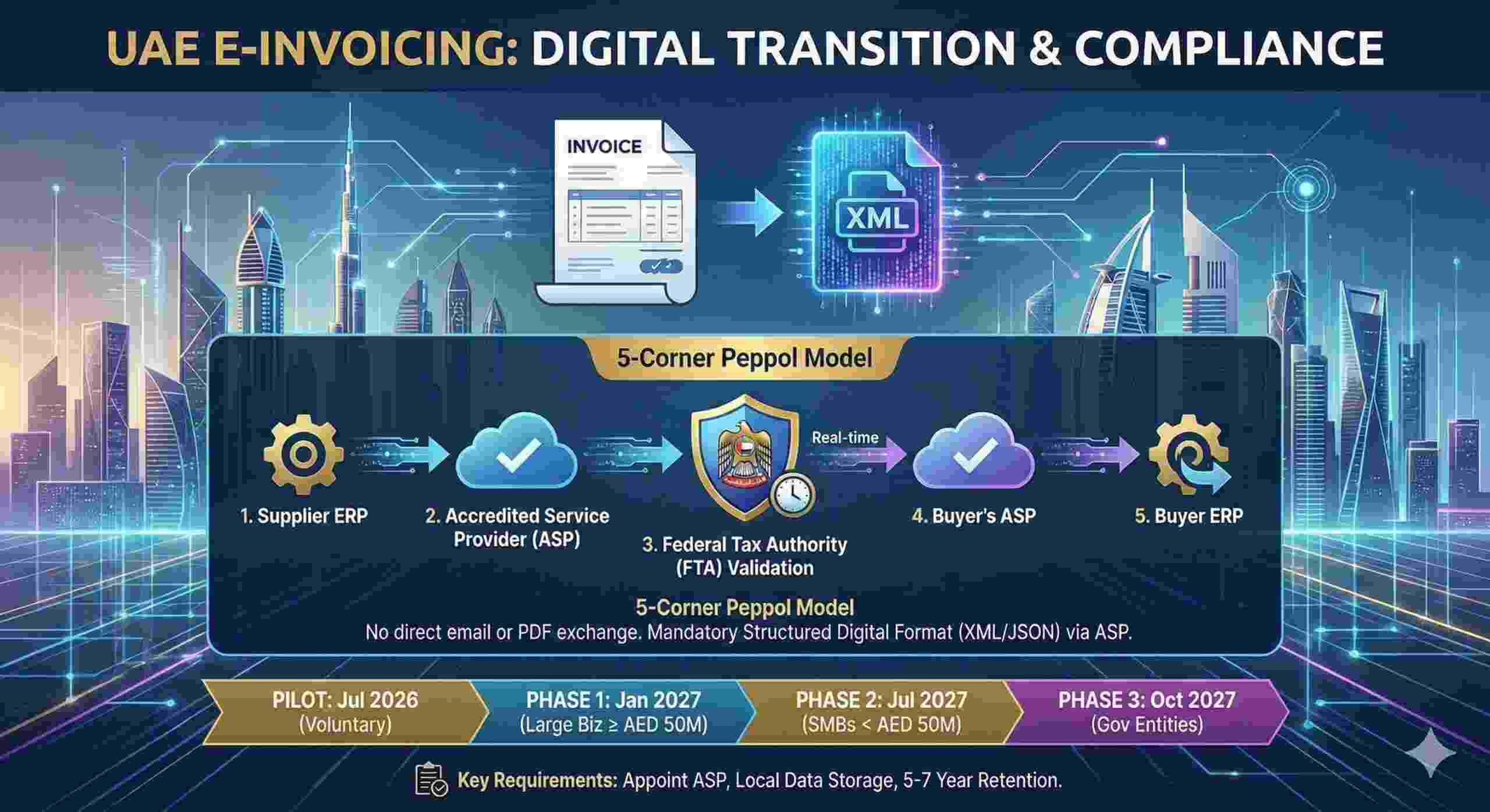 UAE businesses preparing for mandatory e-invoicing compliance